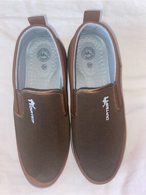 Casual Brown Slip-On Loafers by CENTA TOP